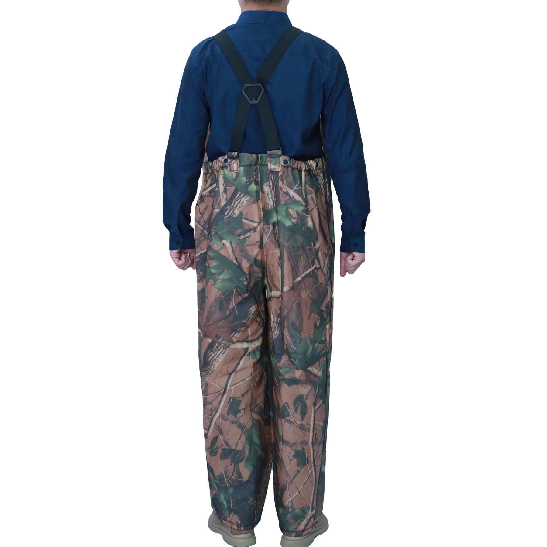 Camouflage PVC Waterproof Bib Pants