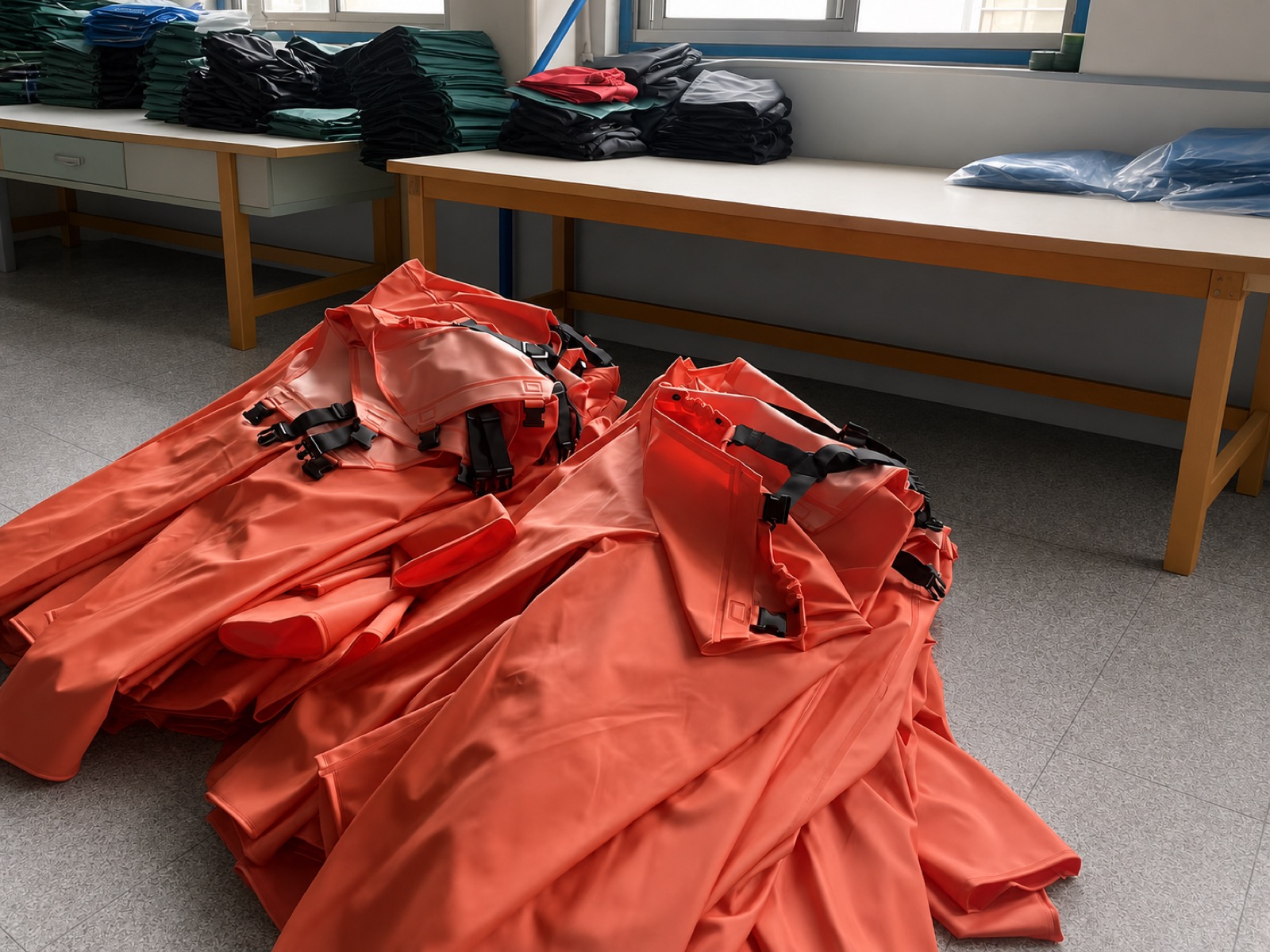 Finished rainwear products