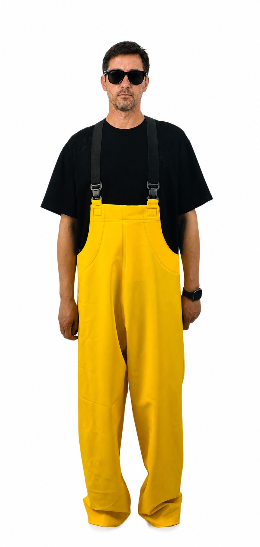 Yellow 0.45 mm PVC Bib Pants