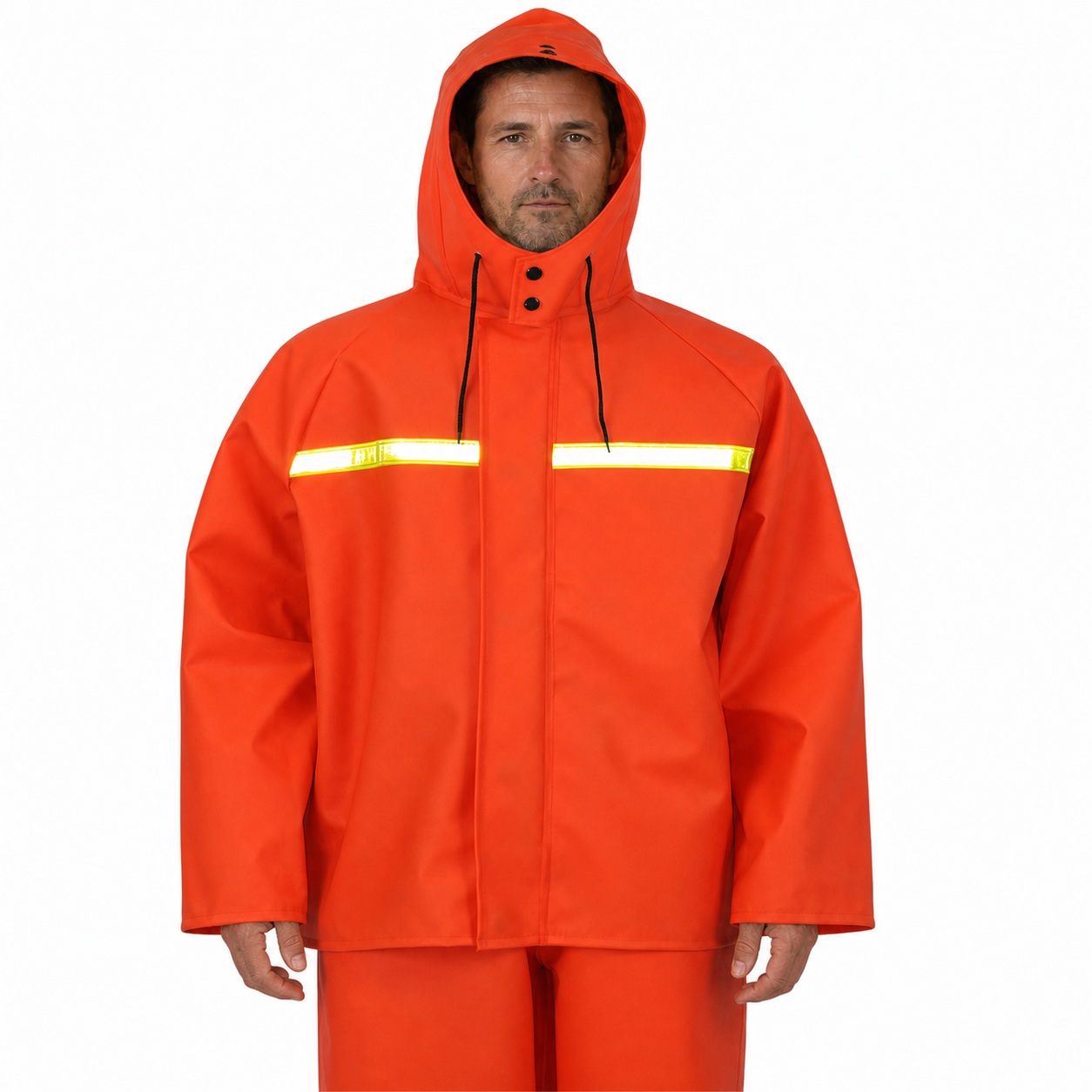 Orange 0.55 mm PVC Marine Jacket ZL1