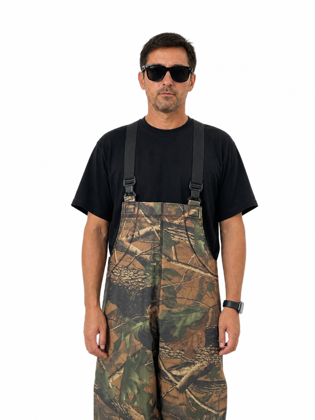 Camouflage 0.45 mm PVC Bib Pants