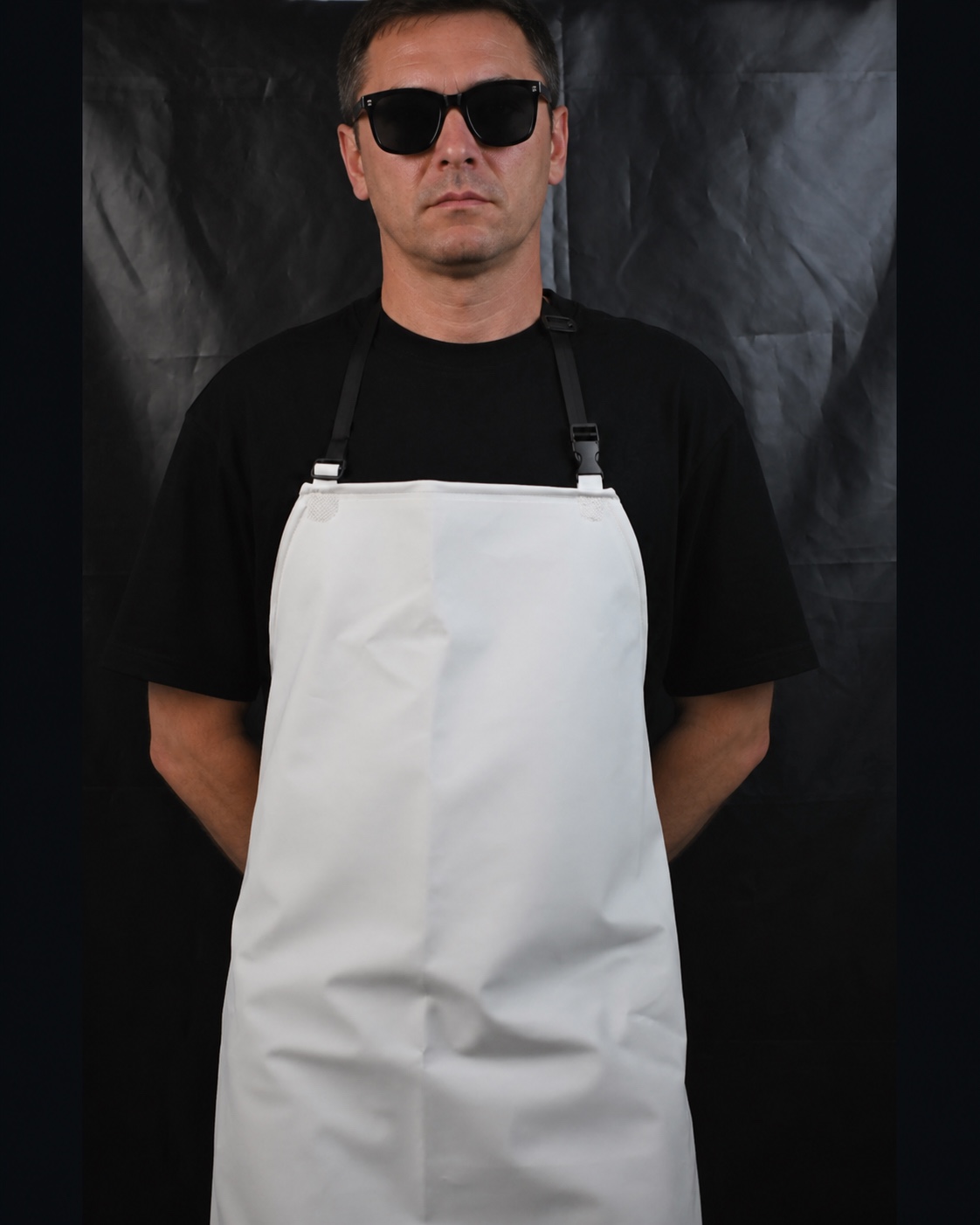White PVC Waterproof Work Apron