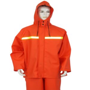 0.55mm orange PVC waterproof jacket ZL1