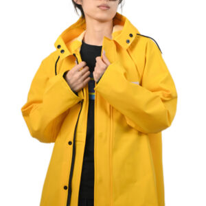 Middleweight 0.55mm PVC Yellow Marine Waterproof Jacket