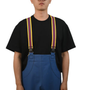 Lightweight navy blue waterproof bib pants