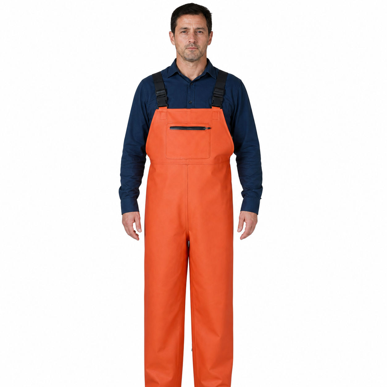 Medium-sized waterproof bib - Orange CW-1
