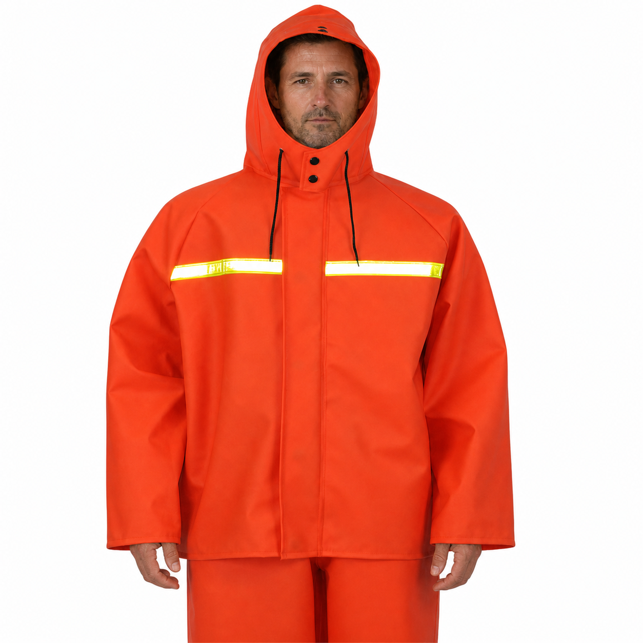 0.55mm orange PVC waterproof jacket ZL1