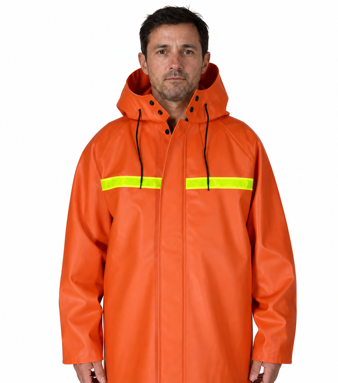 0.55mm orange PVC waterproof jacket ZL1 - 图片 2