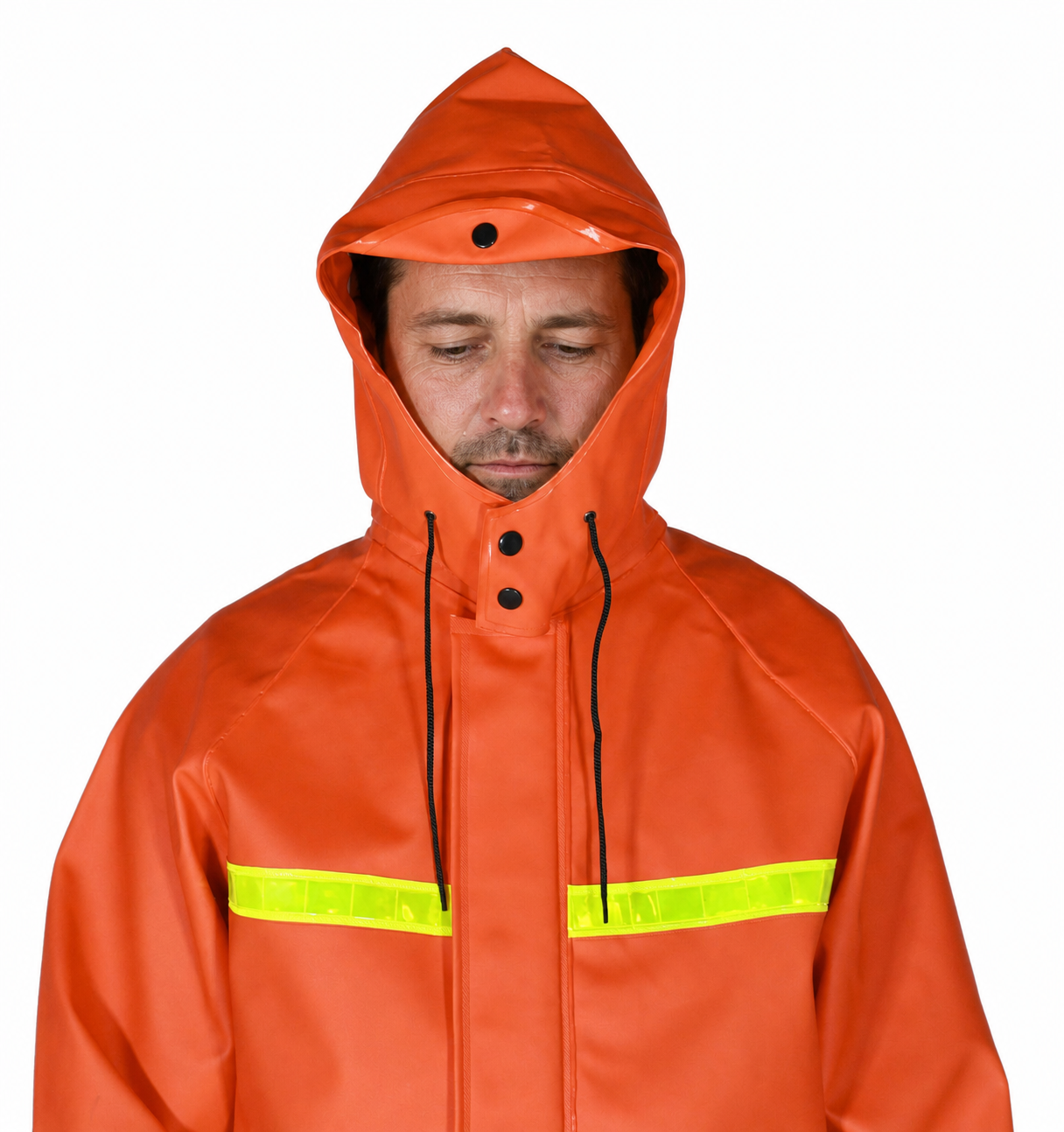 0.55mm orange PVC waterproof jacket ZL1 - 图片 3